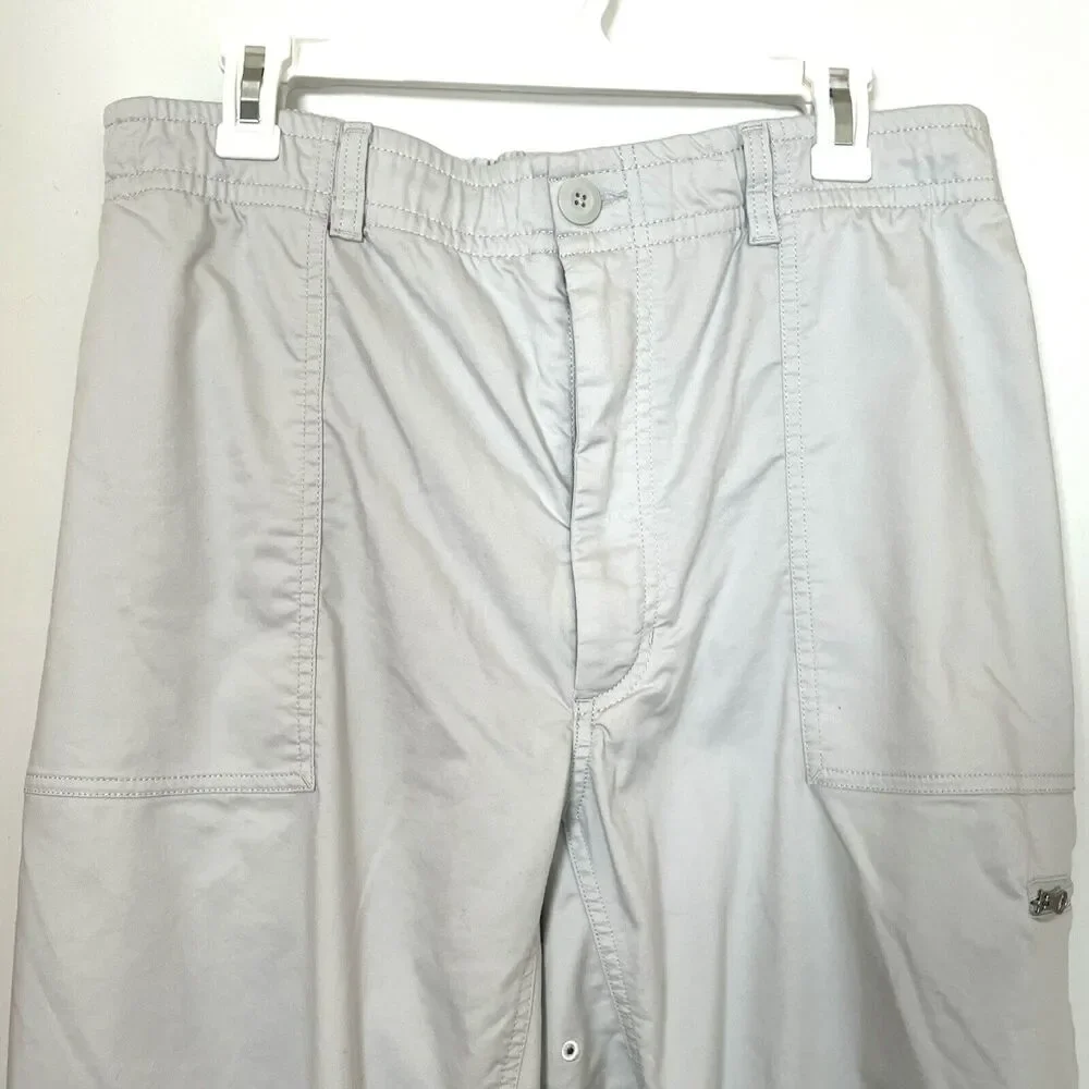 Nike Men's Golf Pants Dri-Fit XL Light Gray Regular Fit Performance Casual EUC